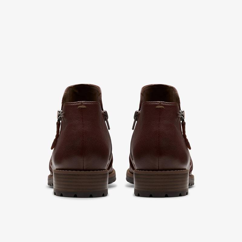 Clarks Nissini Top Waterproof Smeđe | CLKS-85453