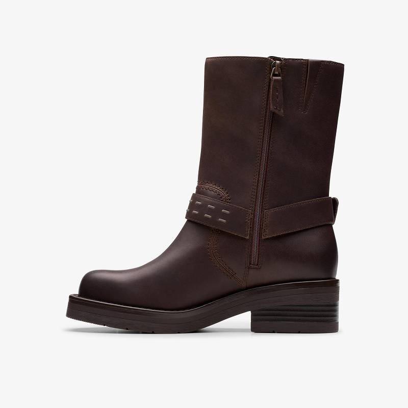 Clarks Rebelle Up Tamno Smeđe | CLKS-85522