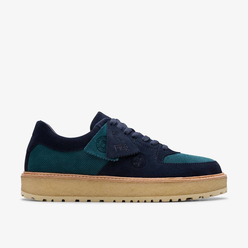 Clarks Sandford 2 X Ronnie Fieg Blue Multicolor Plave | CLKS-84256