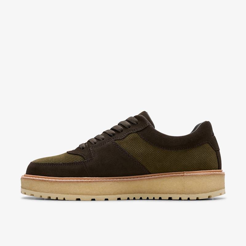 Clarks Sandford 2 X Ronnie Fieg Dark Olive Combination Tamno Maslinasto Zelene | CLKS-84257