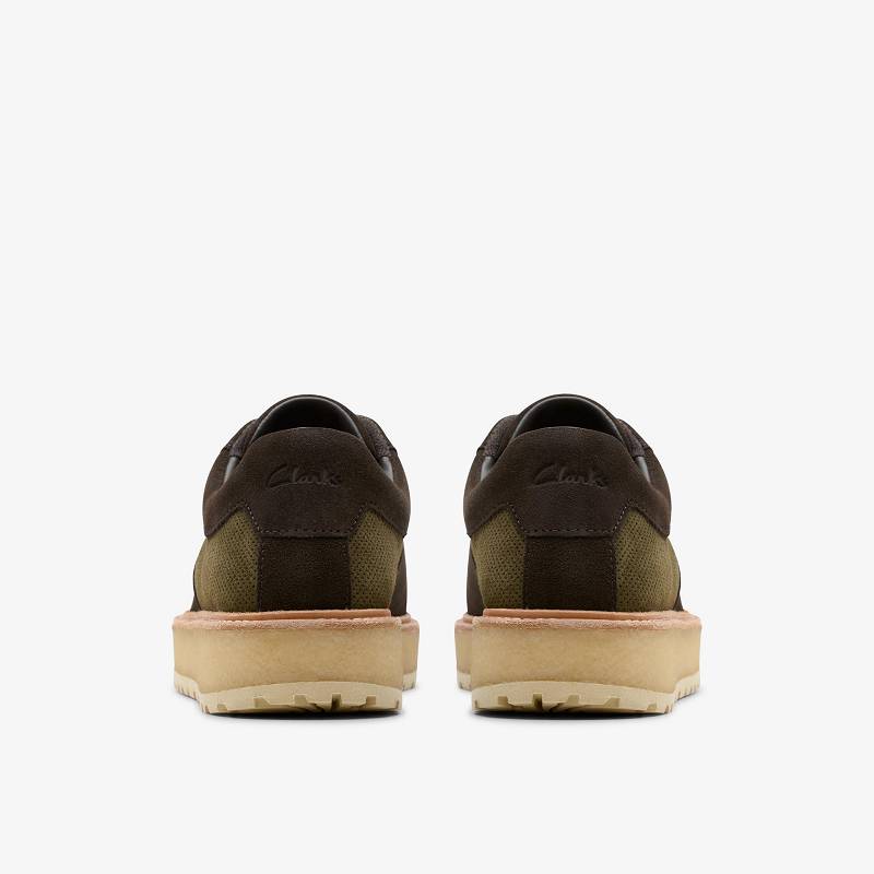 Clarks Sandford 2 X Ronnie Fieg Dark Olive Combination Tamno Maslinasto Zelene | CLKS-84257