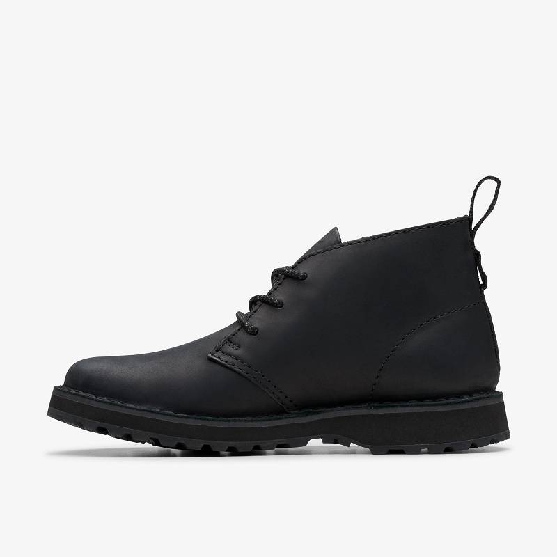 Clarks Solsbury Desert Boot Crne | CLKS-84565