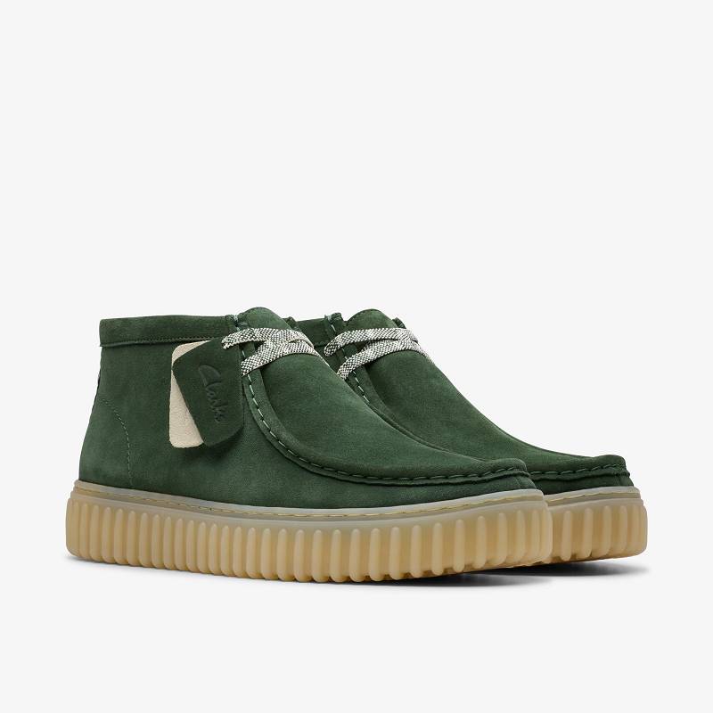 Clarks Torhill Hi Tamno Zelene | CLKS-84601