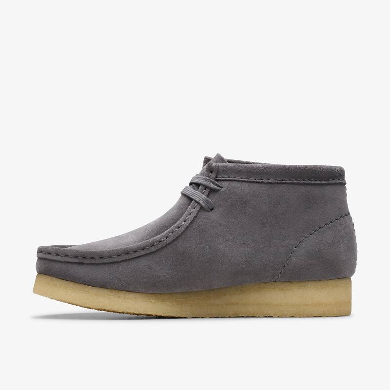 Clarks Wallabee Boot Sive Plave | CLKS-85553
