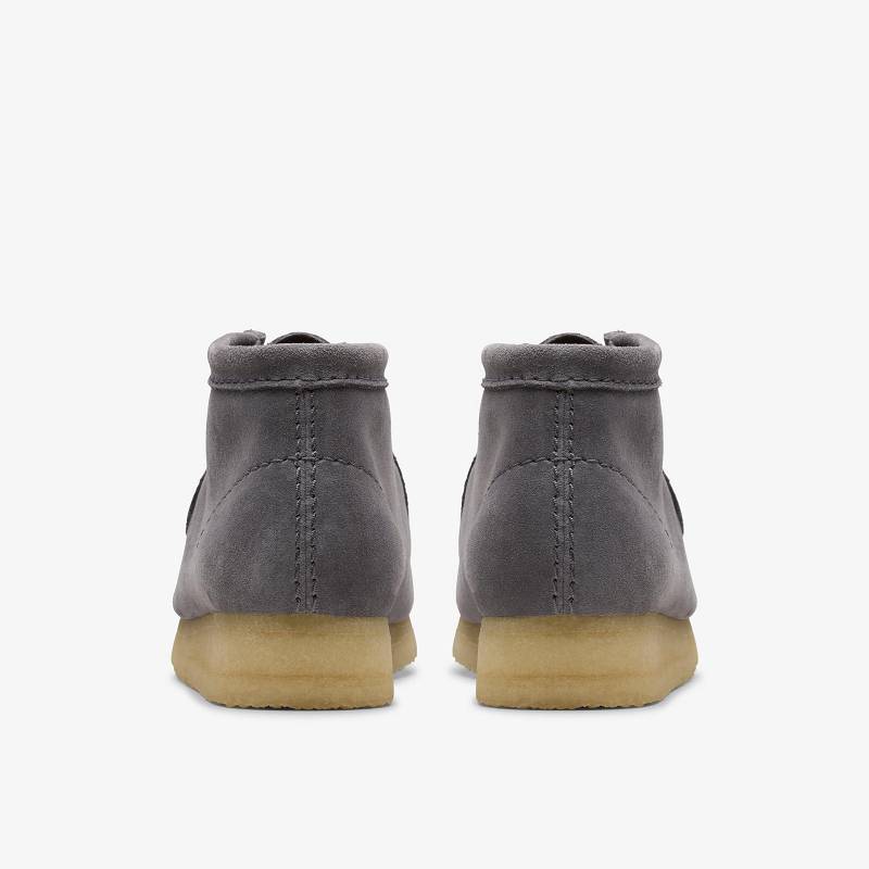 Clarks Wallabee Boot Sive Plave | CLKS-85553