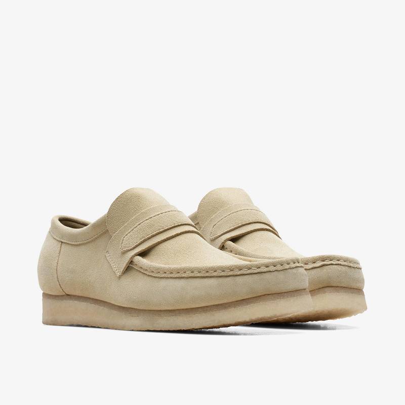 Clarks Wallabee Loafer Bež | CLKS-84299