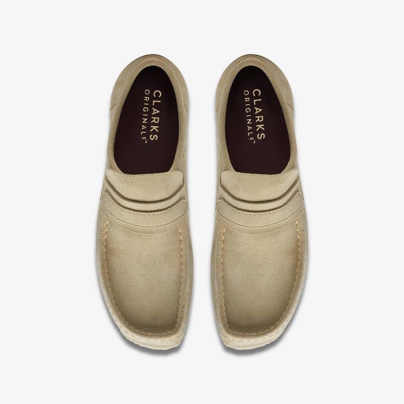 Clarks Wallabee Loafer Bež | CLKS-84299