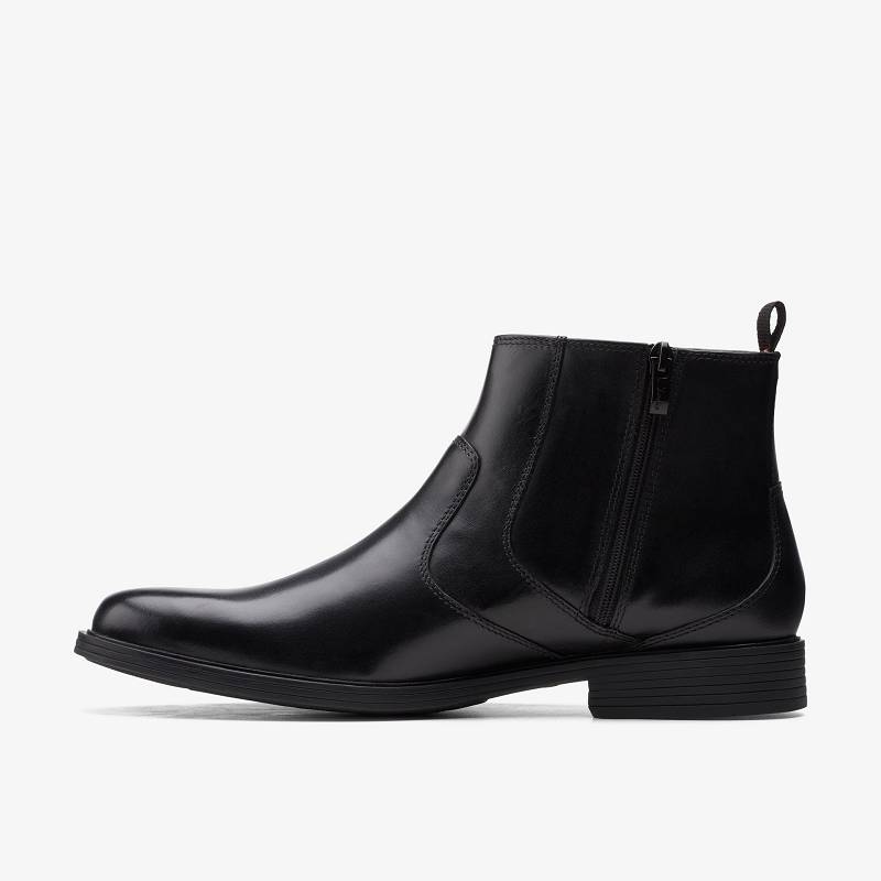 Clarks Whiddon Zip Crne | CLKS-84413